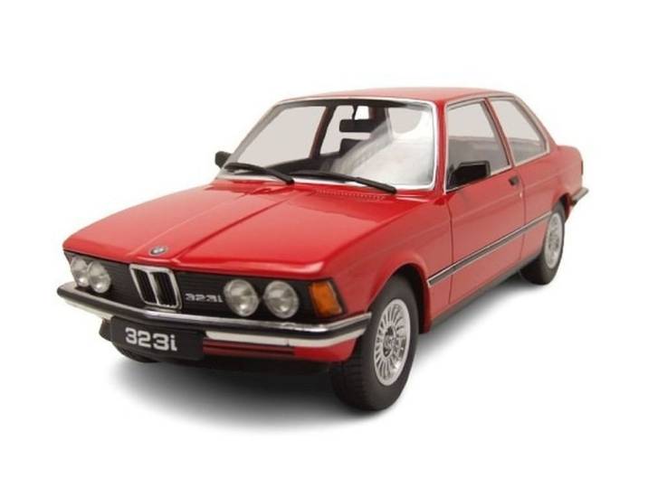 KK Scale Modellauto BMW 323i E21 1978 rot, Maßstab 1:18