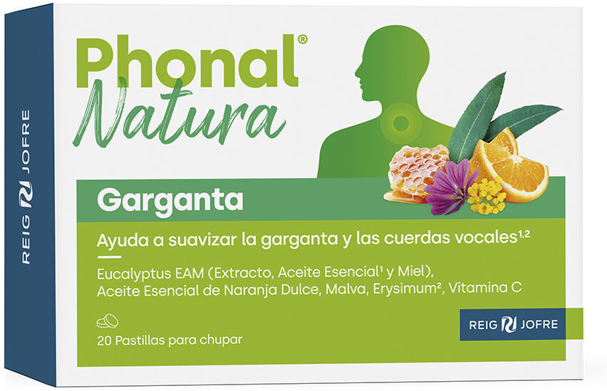 Pastilles pour la gorge Phonal NATURA, 20 unités