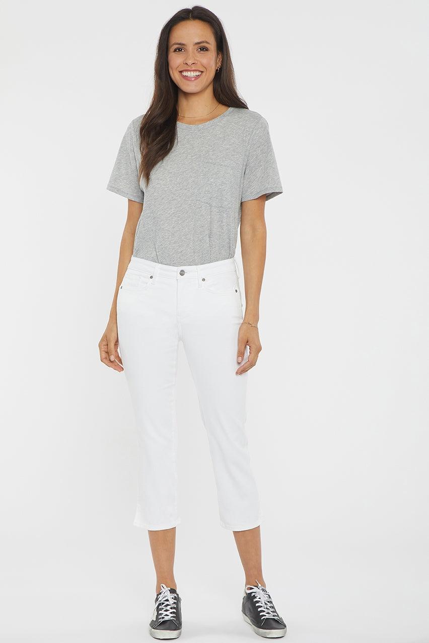 Chloe Capri-Jeans mit Seitenschlitzen