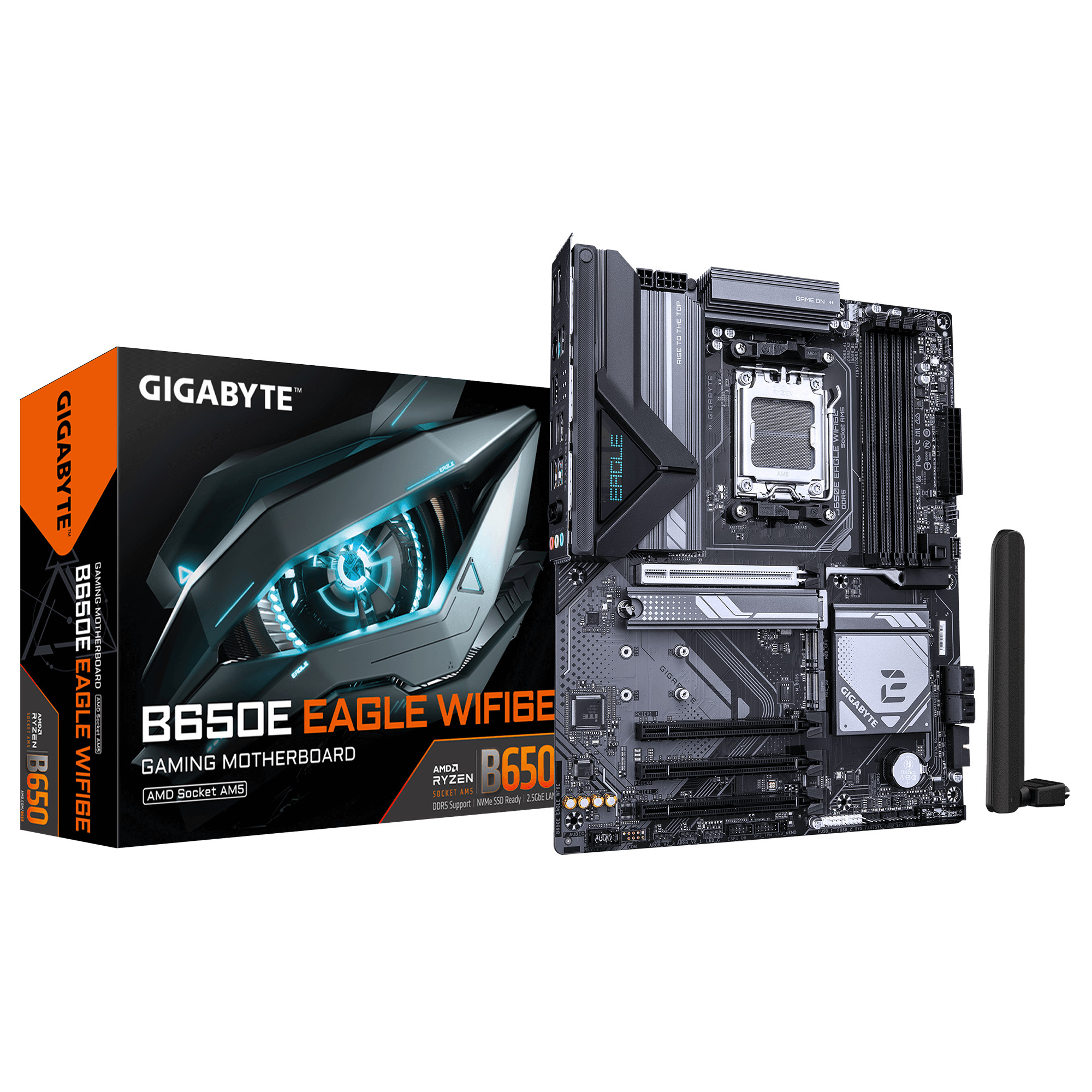GIGABYTE B650E EAGLE WIFI6E ATX Mainboard Sockel AM5 HDMI/DP/M.2 B650E EAGLE WF6E