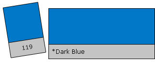 Lee Colour Filter 119 Dark Blue Dark Blue