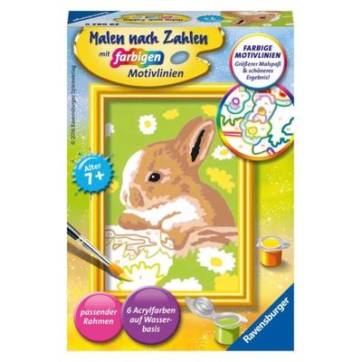 CreArt, Malen nach Zahlen Kinder - Häschen Flecki
