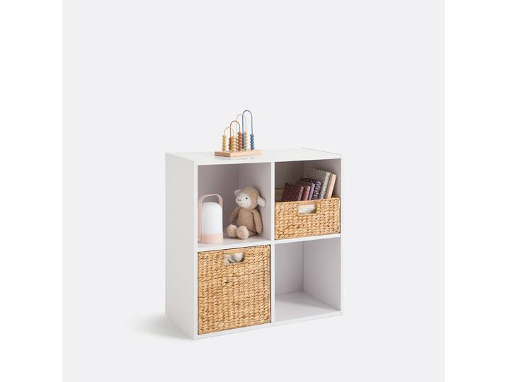 LA REDOUTE Meuble de rangement 4 cases, Diny Blanc