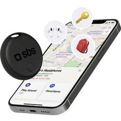 sbs mobile Track my Dot AirTag Schlüsselanhänger Schwarz TEFINDTAGAPK