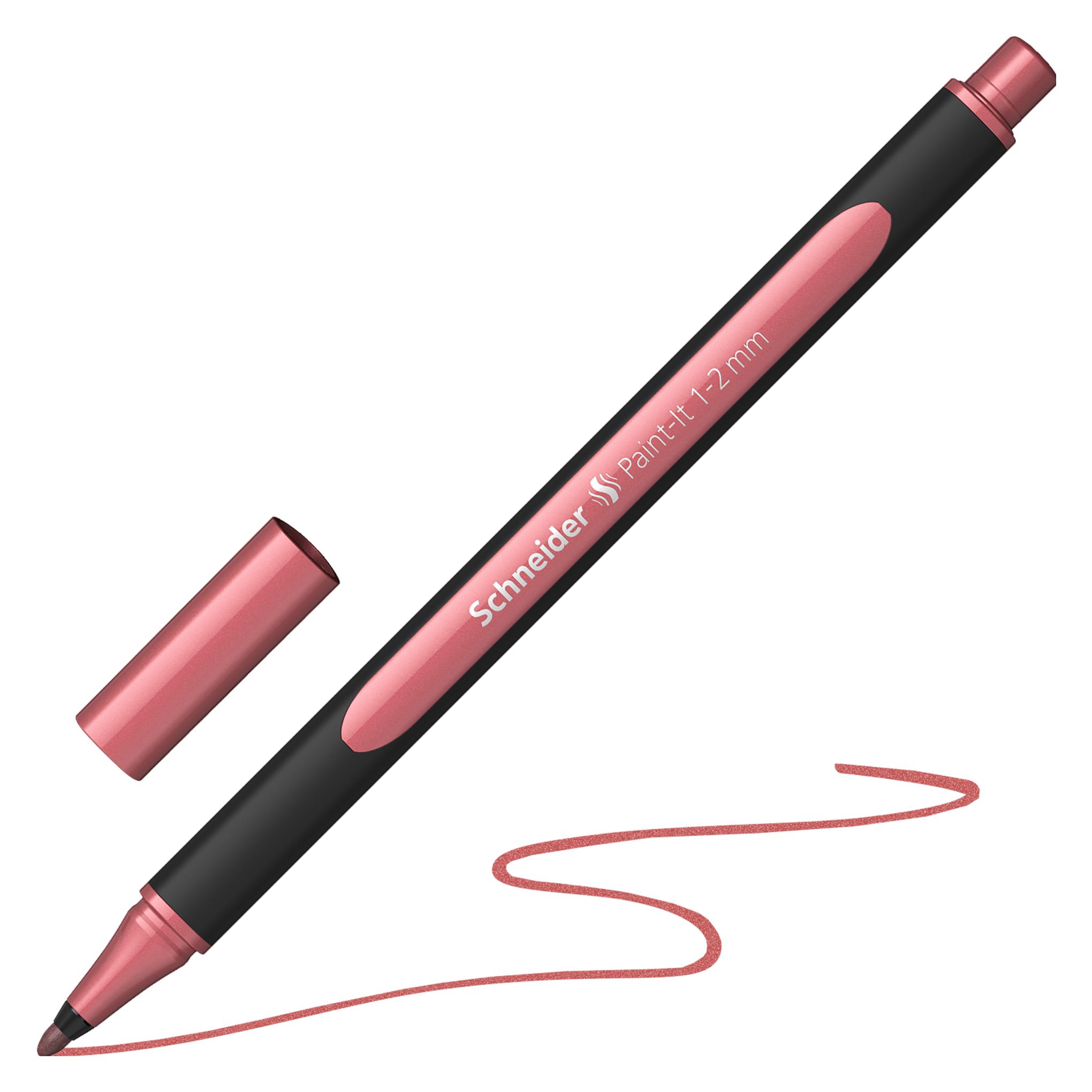 Schneider Fineliner Metallicliner Paint-it Vintage Red (1x) (004641-081)