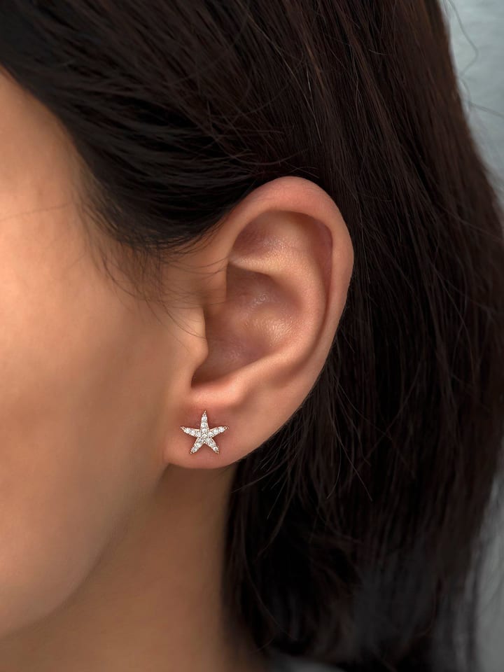 Lodie Silver Ohrstecker mit Edelsteinen - onesize
