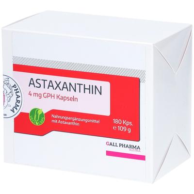 Astaxanthin 4 mg GPH Kapseln 180 St