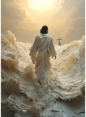 Inspire Essentials Sacred Heart Jesus Canvas Wall Art Christian Religious Poster 8 5.91 7.87 Inches