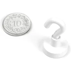 5x Supermagnete, Magnet, Hakenmagnet (4x)