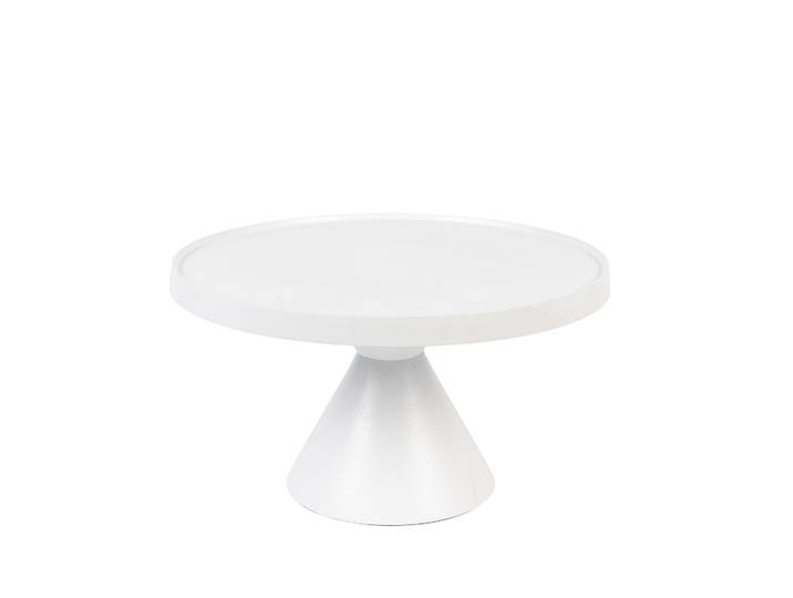 Couchtisch Zuiver Floss 60x60 cm, Weiss, Rund, Neu - Perfekt für Sofa und Lounge