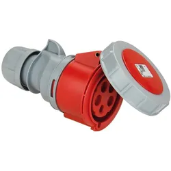 PCE, Netzstecker + Netzkupplung, Kupplungssteckdose 16A 5p 6h IP67 Turbo Shark