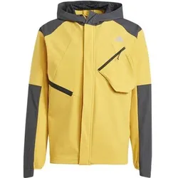 ADIDAS Herren Jacke Ultimate Running Conquer the Elements COLD.RDY, Größe M in Gelb Gelb