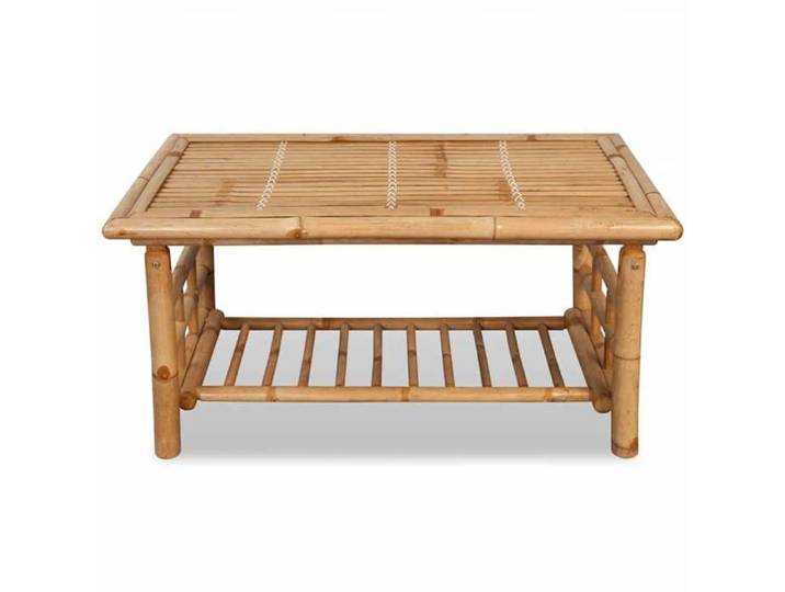 “Winter Sale TOP Table à café Brun - Table basse Bambou 90x50x45cm PRO15901
