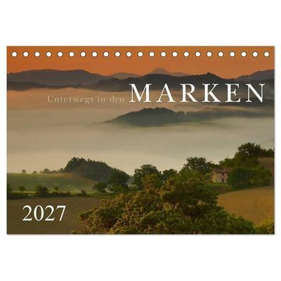 Unterwegs in den Marken (Tischkalender 2027 DIN A5 quer), CALVENDO Monatskalender
