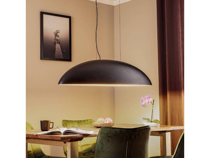 Hängelampe Canoe V Nowodvorski Lighting, dimmbar, schwarz, für Wohn- / Esszimmer, Metall, Modern, Pendelleuchte