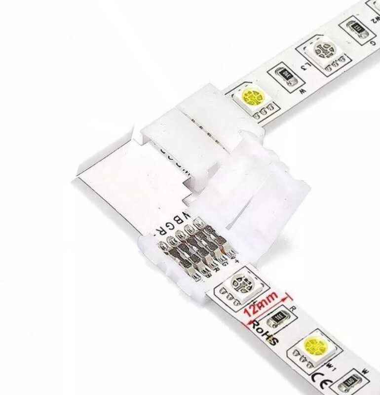 Optonica Connecteur D'angle pour Ruban LED RGBW 10mm