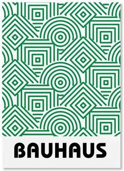 Inspire Essentials Abstract Bauhaus Orange Geometric Wall Art Canvas Prints 12 19.69 29.53 In