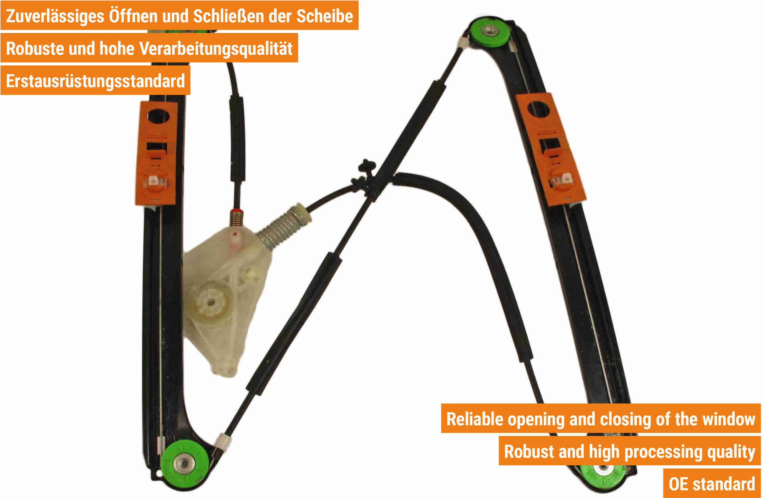 Vaico Fensterheber Original Qualität V10-1882 Vorne Rechts Für Vag