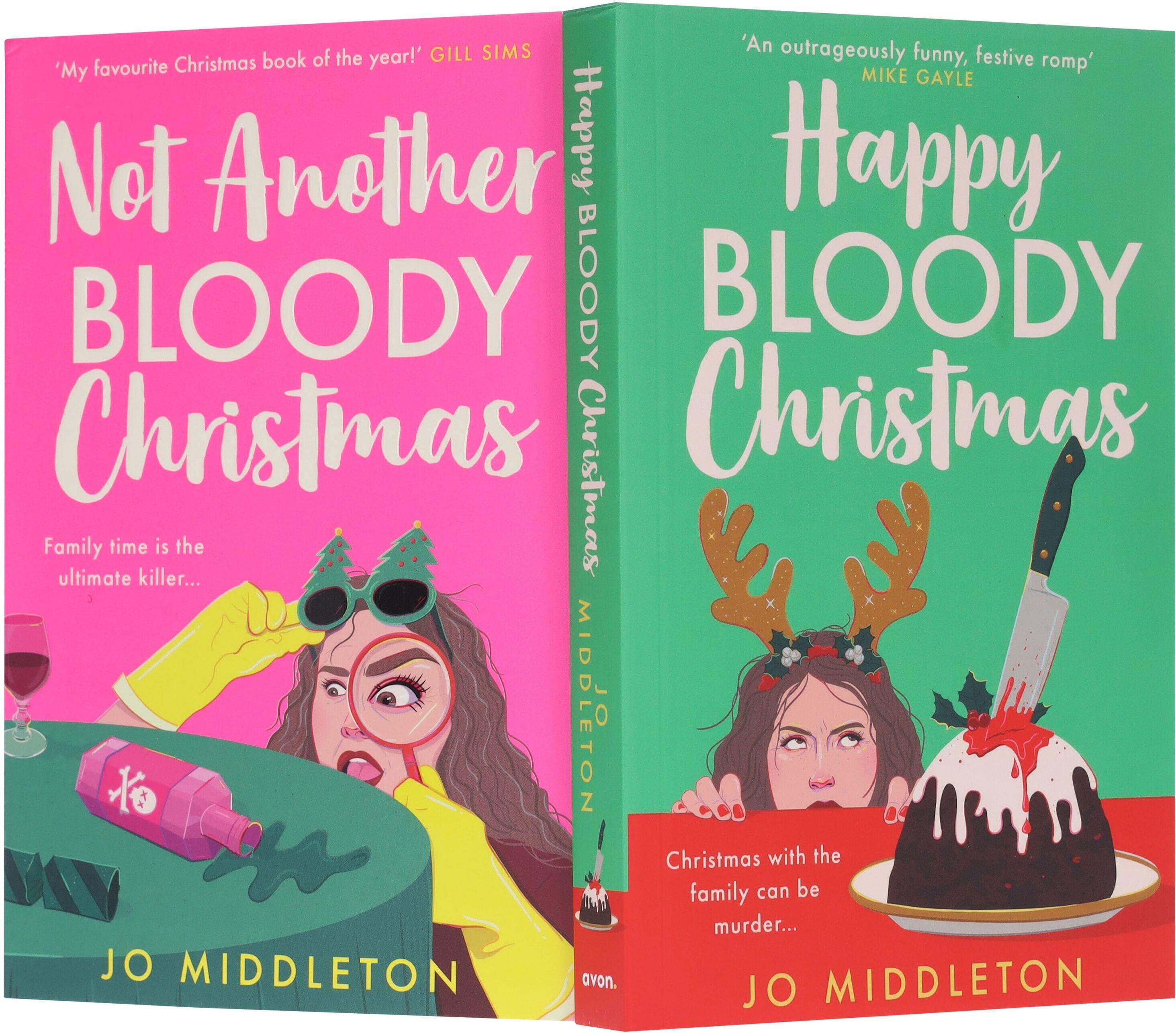 Christmas Murder Mysteries by Jo Middleton 2 Books Collection Set - Fiction - Paperback HarperCollins Publishers