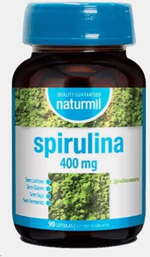 NATURMIL SPIRULINA 400mg 90 CAPSULAS