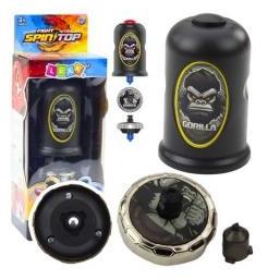 Lean Toys Fliegende Scheibe Gorilla Black Spinner Launcher Set (66648920)
