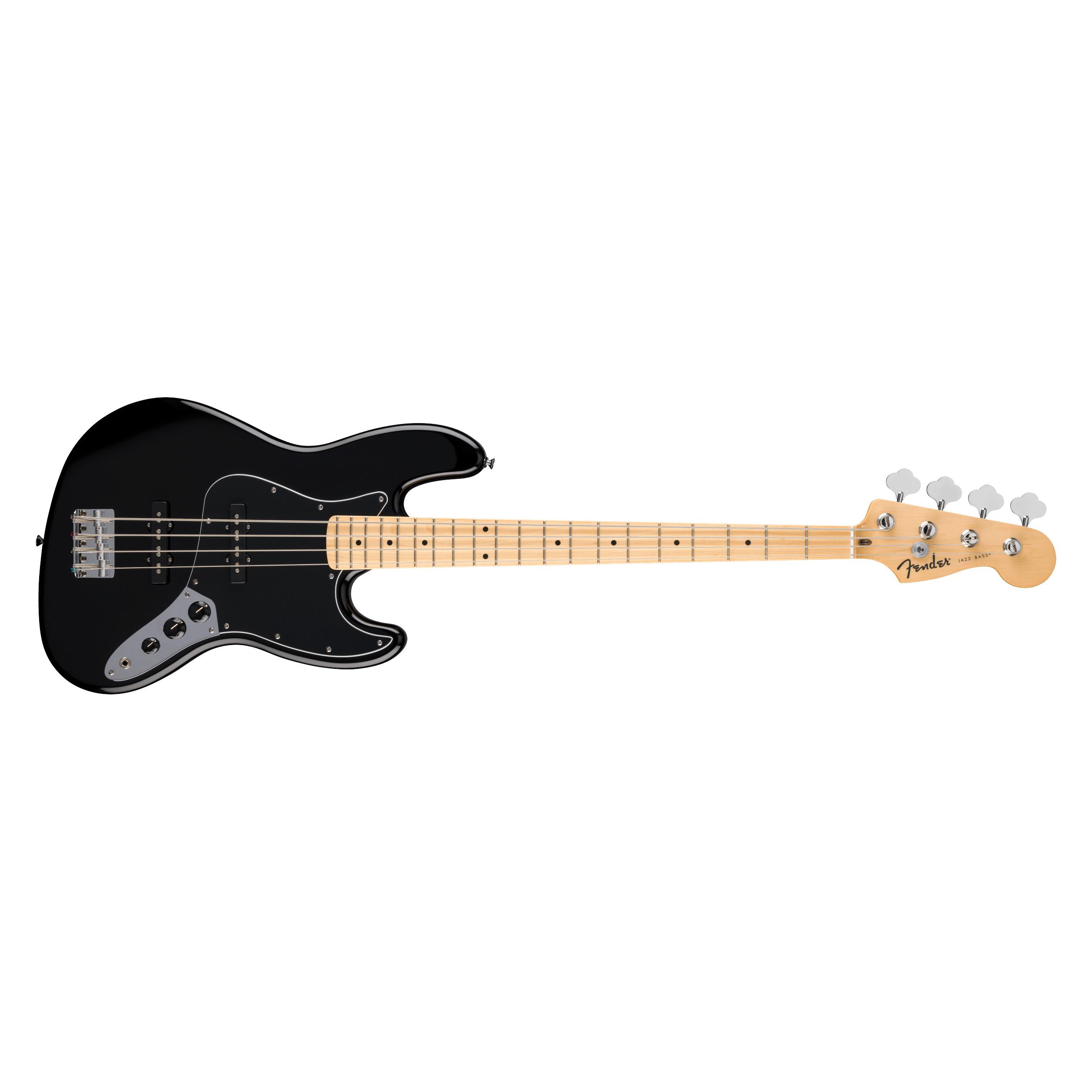 Fender Standard Jazz Bass Electric Bass, Black (E-Gitarre) (56549203)