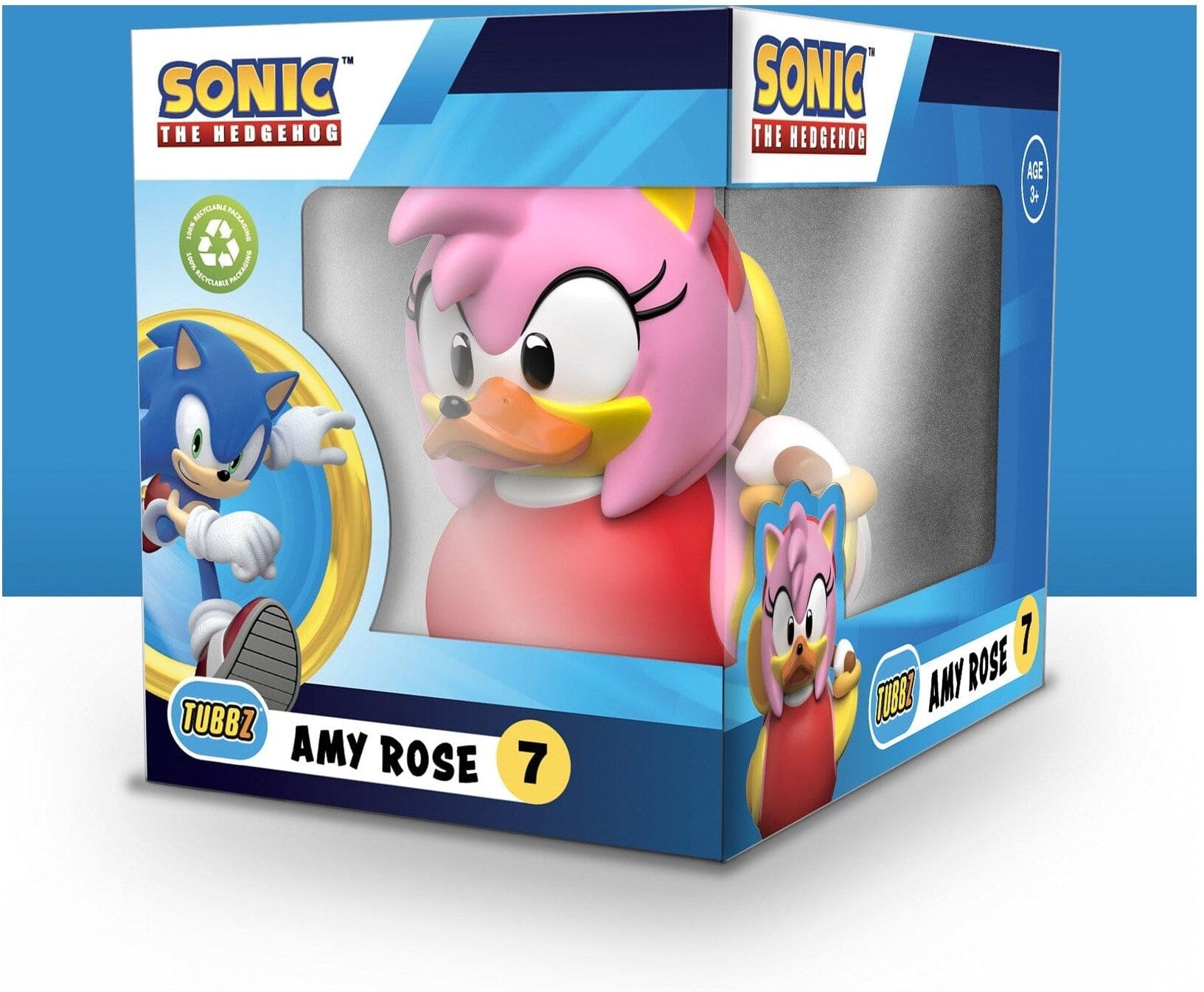 Tubbz Collectibles - Sonic The Hedgehog - Amy Rose (Boxed Edition) - Officially Licensed Collectible - 9cm Tall