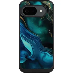 Nivocase Handyhülle für Google Pixel 10a Hülle NIVOpure Case Schwarz Art Farbverlauf Marmor (Google Pixel 10a), Smartphone Hülle, Schwarz