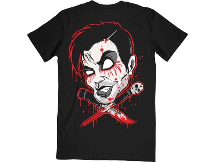 Ice Nine Kills Cross Sword Band Logo T Shirt M