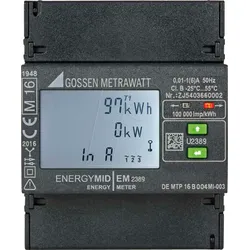 GMCI U2389-V017 - Energiezähler, MID, kWh, 4-L, 1(6)A, TCP/IP