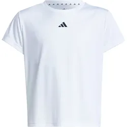 adidas Train Essentials Regular Fit Logo Trainingsshirt Kinder JJ1066 - white/black 164