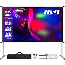 eSmart Professional MIMOBI Faltrahmen Leinwand 254 cm 100 Zoll