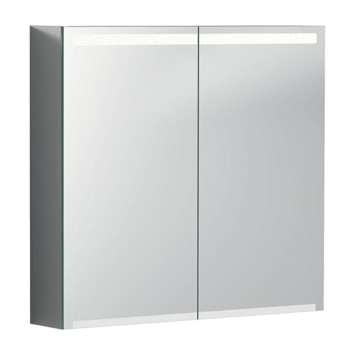 Geberit Option Spiegelschrank 500205001 750x700x150mm, mit Beleuchtung, zwei Türen