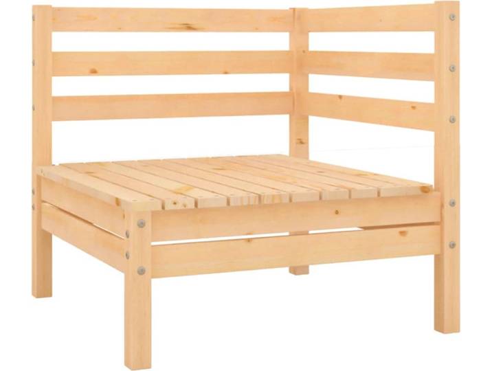 vidaXL 3-tlg. Garten-Lounge-Set Massivholz Kiefer