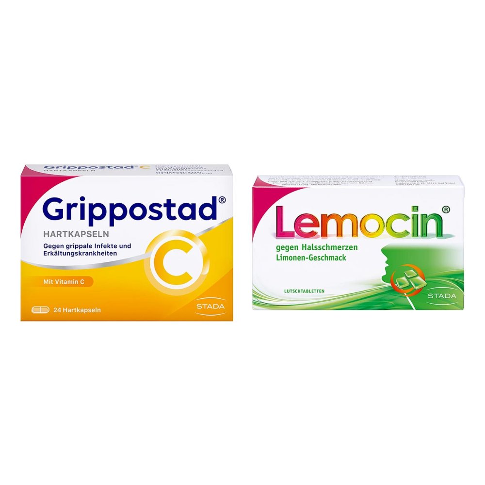 STADA Consumer Health Deutschland GmbH Grippostad C Hartkapseln + Lemocin gegen Halsschmerzen 08103224