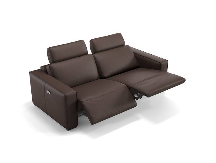 Ledersofa BERGAMO Ledercouch 3-Sitzer Sofa