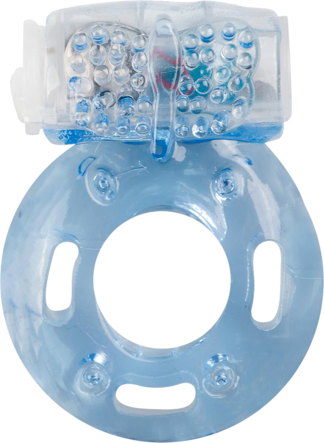 Easytoys - One-Touch Vibration Ring (Blue)