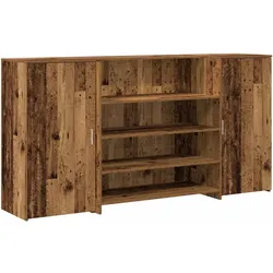 Rezeptionstheke Altholz 200x50x103,5cm Holzwerkstoff Atlas Infinite Office Modell