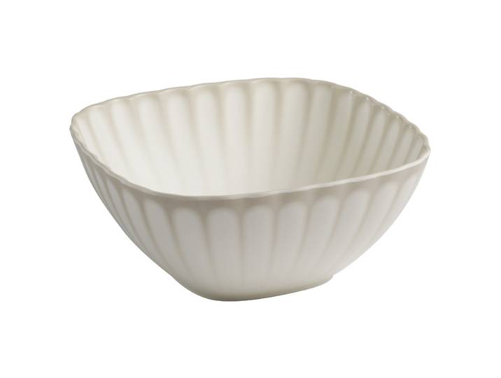 Schale Eckig 25 x 25cm Weiß