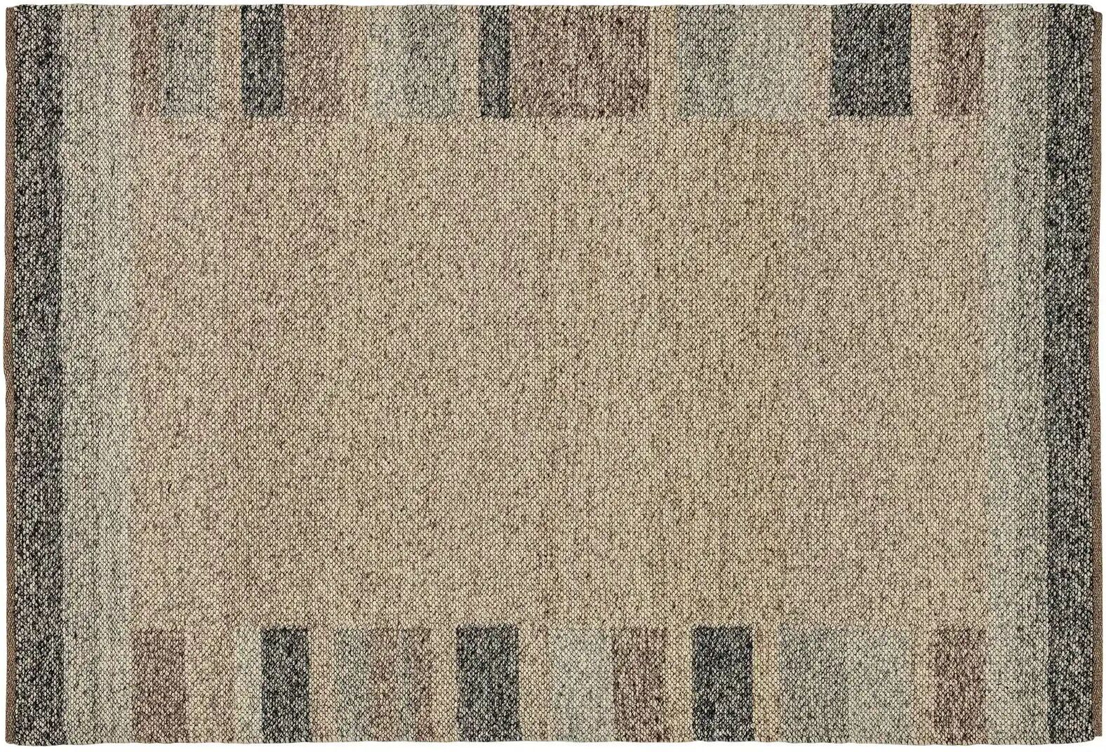 Höffner Handweb-Teppich  Pito Design ¦ mehrfarbig ¦ Wolle ¦ Maße (cm): B: 90