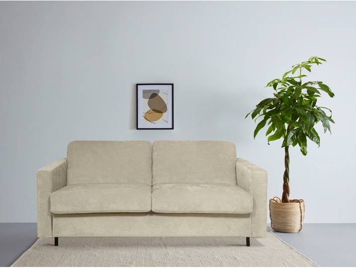 OTTO home Schlafsofa Virming, Dauerschlaf-Funktion mit Unterfederung und Matratze