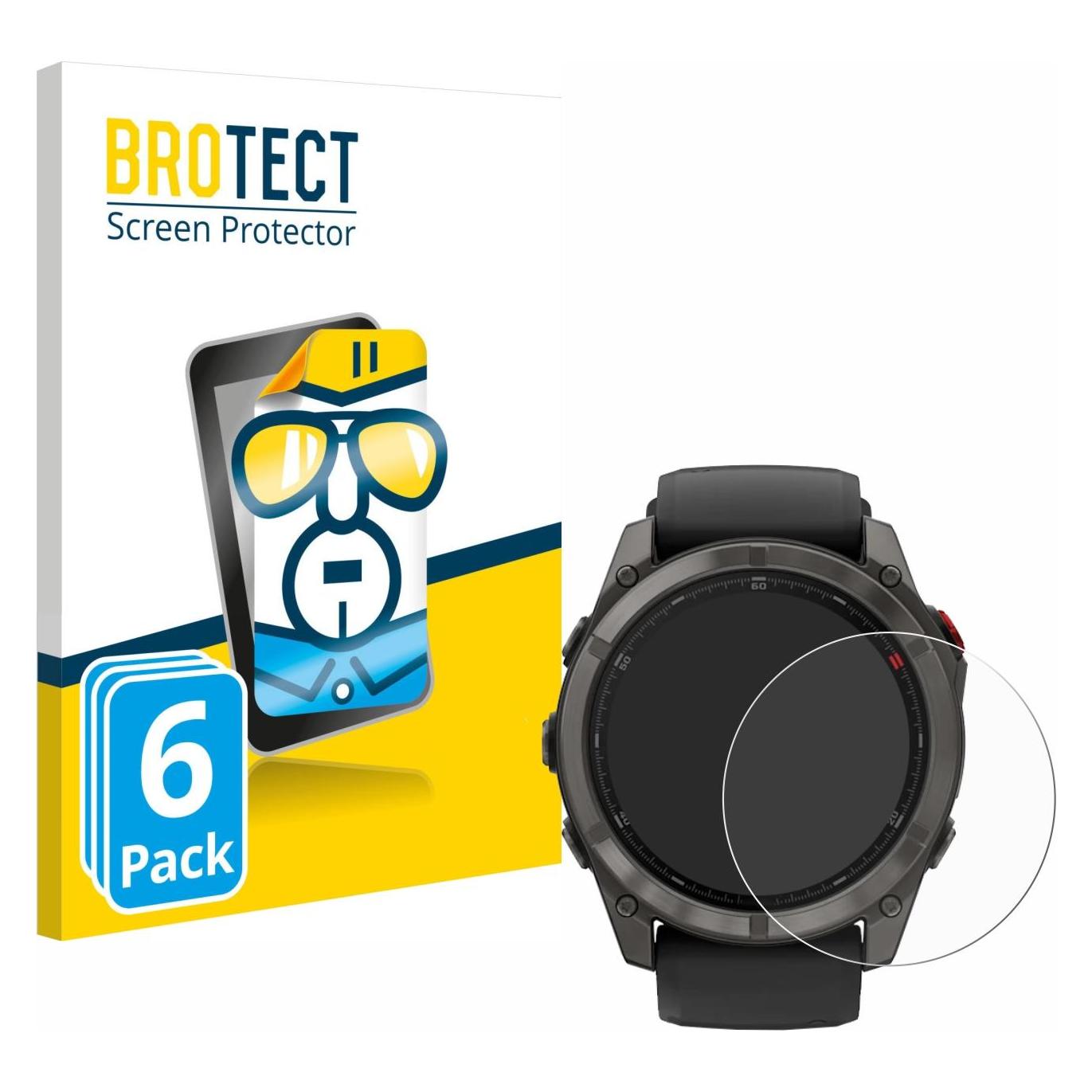 Brotect Schutzfolie für Garmin Fenix 8 Pro MicroLED (51 mm) Displayschutz Displayschutzfolie Folie Klar (4260430)