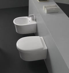 Tecnomat VASO SERIE PERLA SOSPESO IN CERAMICA BIANCA