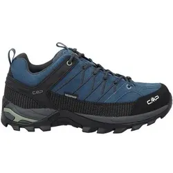 CMP Herren Trekking-Halbschuhe He/Uni RIGEL LOW TREKKING SHOES WP, Größe 45 in Schwarz Schwarz