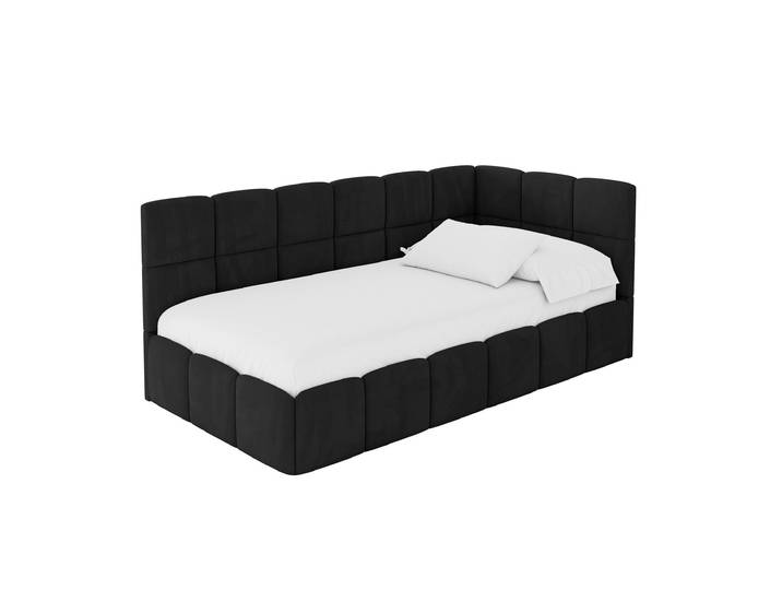 Jugendbett LIVY 90x200 cm Schwarz - Casablanca 2316