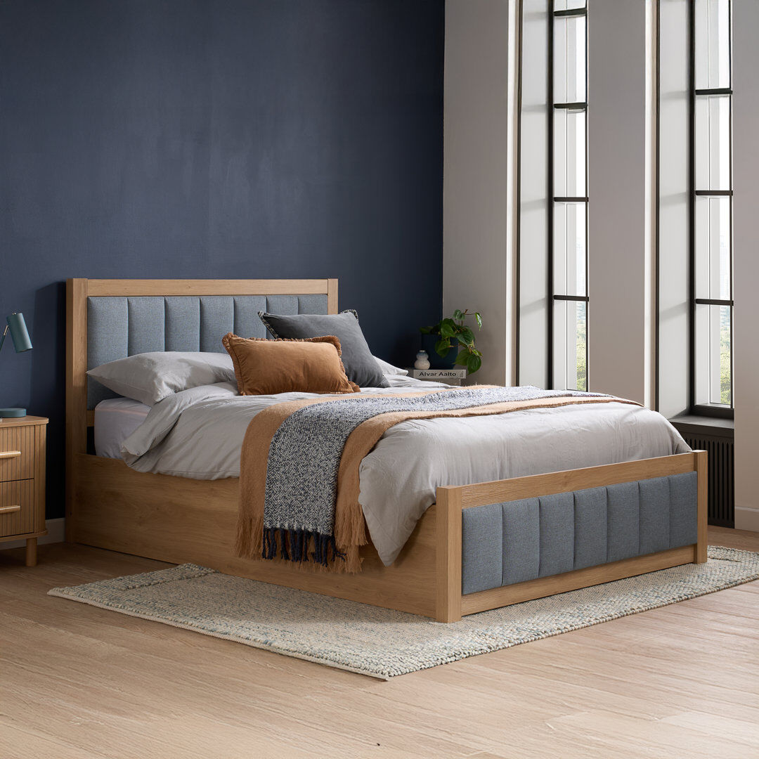 Latitude Run Bolme Ottoman Bed Grey Gray Kingsize (5')