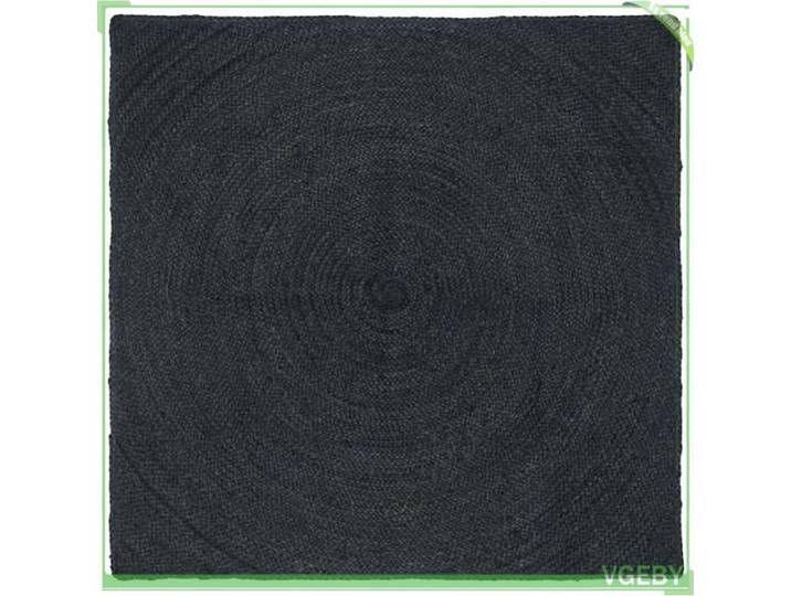 Tapis - FAFEISY - 42010561 - Carré 120 x 120 cm - Jute 100% - Gris foncé
