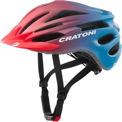 Cratoni Pacer Jr Kinder Fahrradhelm red-blue matt