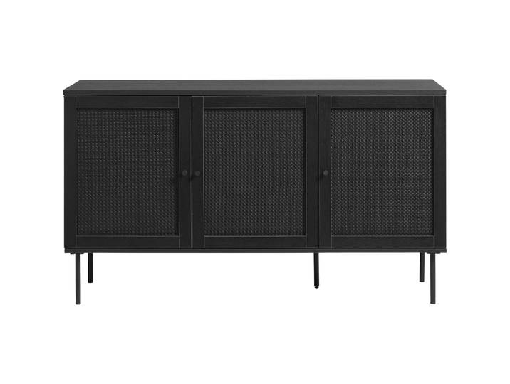 Sideboard Perri schwarz MDF, Melaminfolie B 140 H 40 cm - Sideboard