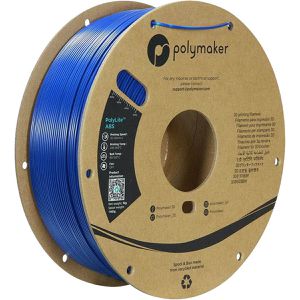 Polymaker Filament PolyLite, ABS, blau, 1,75mm, hitzebeständig, robust, 1kg Spule